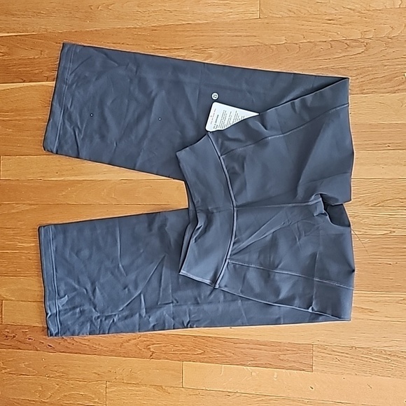 * NWT Lululemon GREY Sit In Stillness Pant Size 4 GREY High Rise Wide Leg Pant - Picture 1 of 11